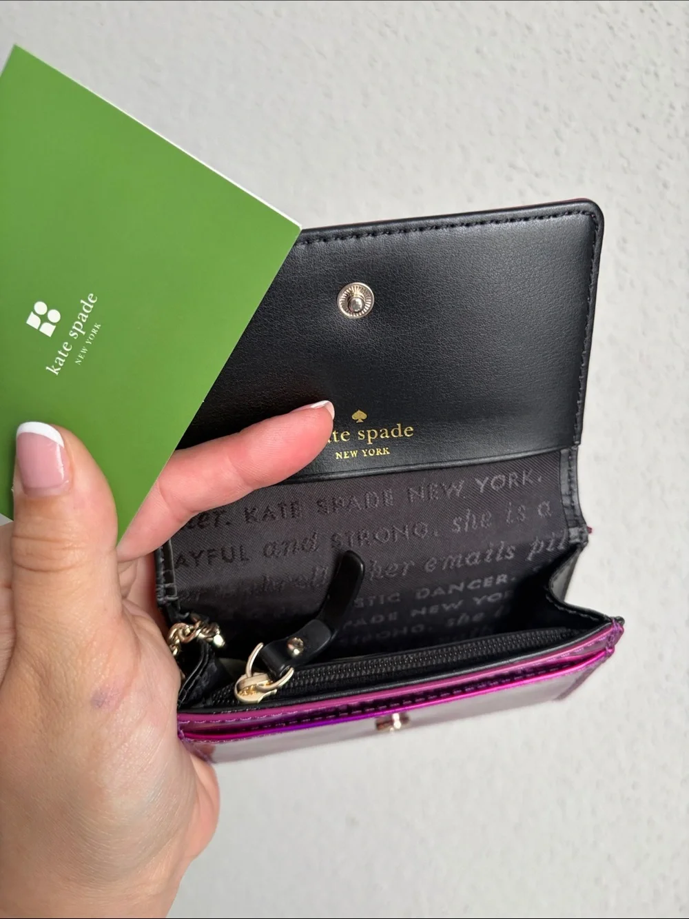 kate spade iridescent magenta